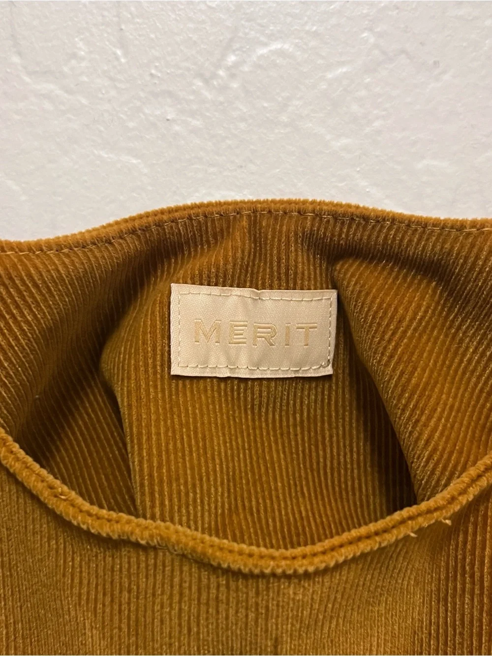 MERIT Signature Knot Small Corduroy Pouch NWT
